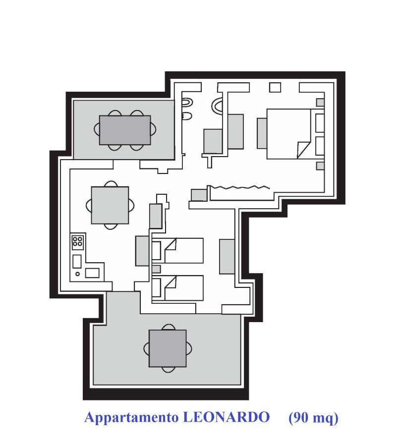 Apartmán La Dragona Castel del Piano  Exteriér fotografie